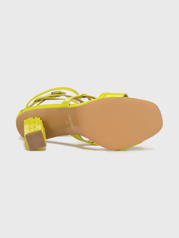 SERENA 05 beige sandals heel - 5