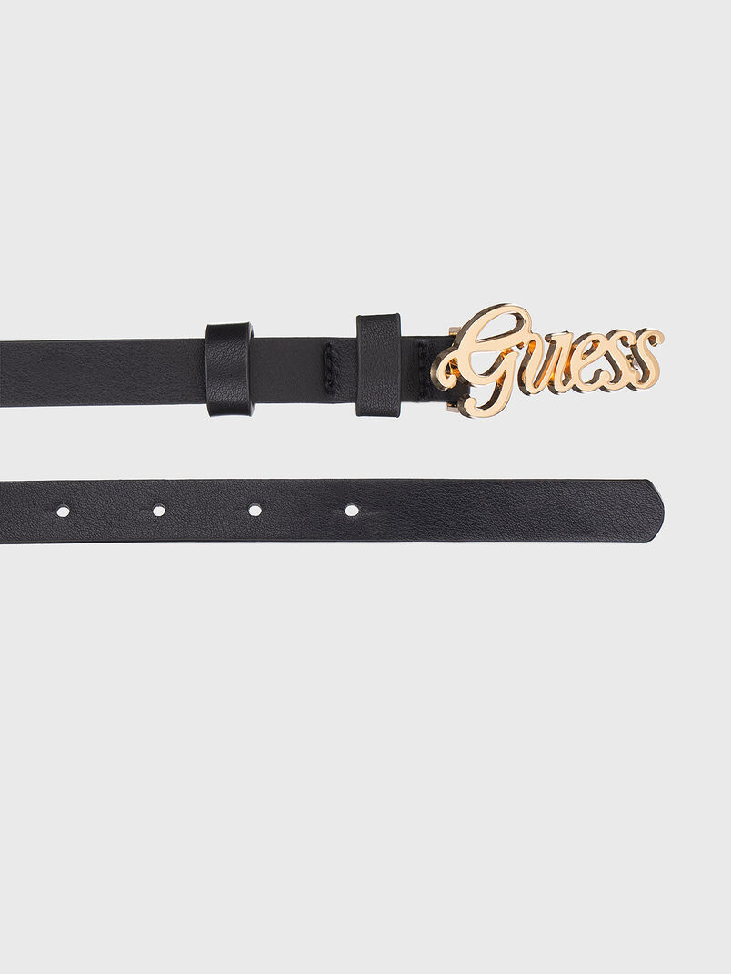 Black belt with logo  - 2