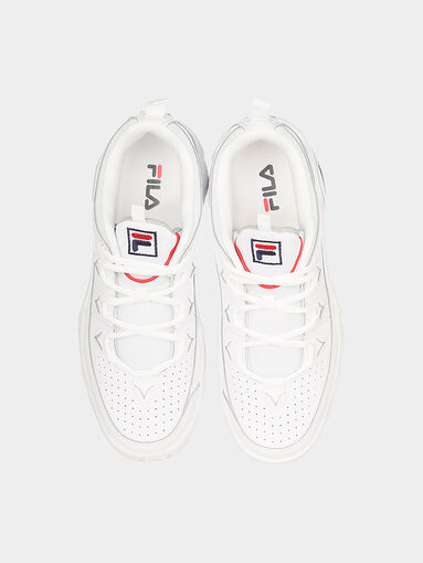 95 LOW dark blue sneakers with white accents - 5