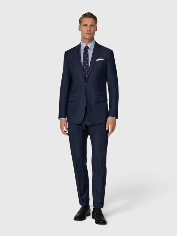 Dark blue wool suit - 1