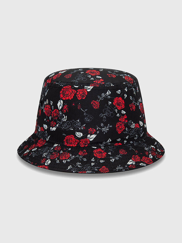 Bucket hat with floral print - 2