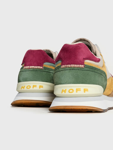 MADRID sports shoes in suede and textile - 3