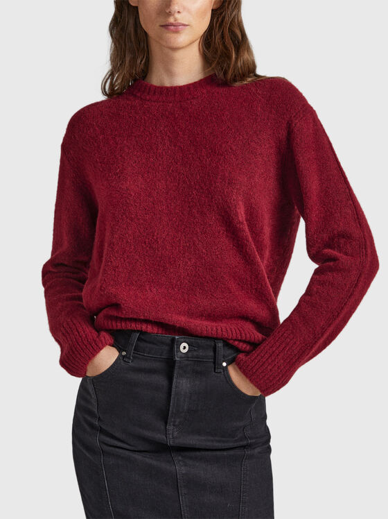 Пуловер DENISSE с овално деколте  - 1