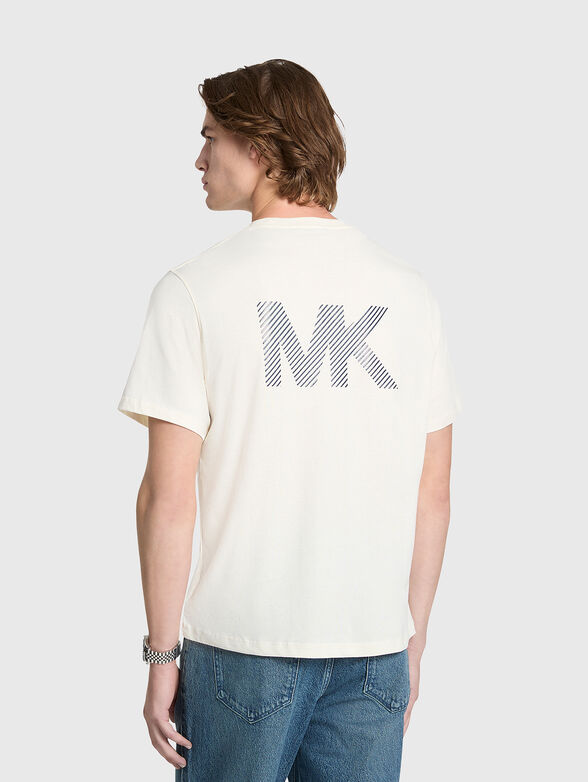 Cotton T-shirt with a statement back - 2