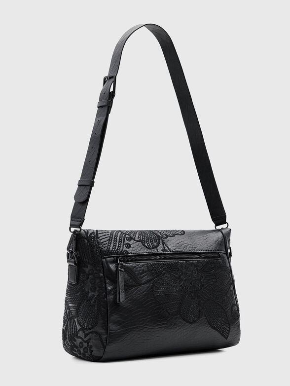 Black bag with embossed texture - 2