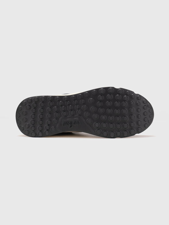 Suede and leather sports shoes - 5