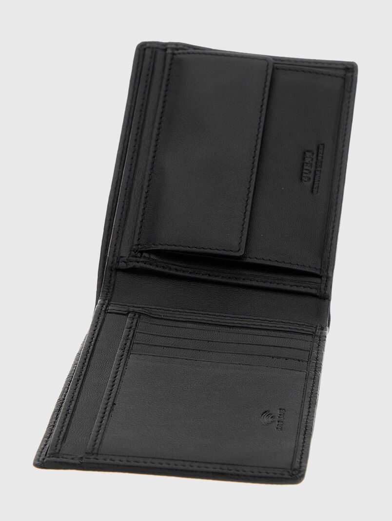 MADRID logo leather wallet - 3