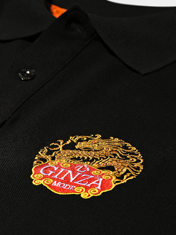 PS008 Polo shirt with gold embroidery - 6