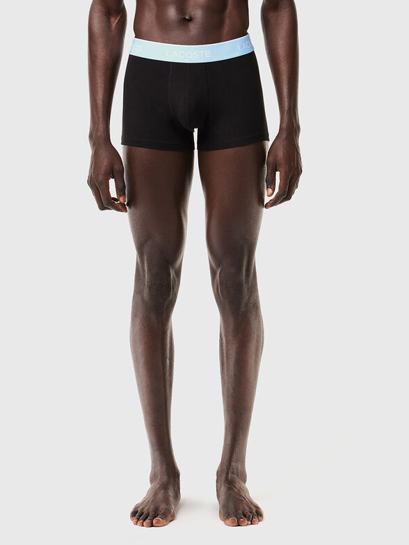 Set of three pairs of boxers with contrast tape - 2