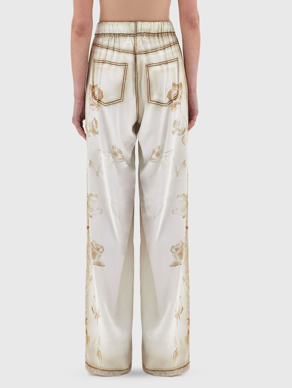Wide leg printed trousers - 2