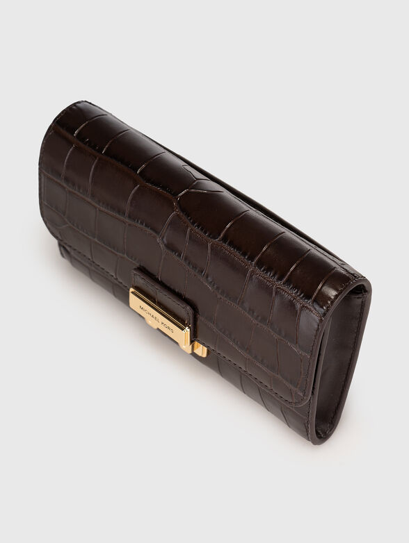Black leather crossbody bag - 5