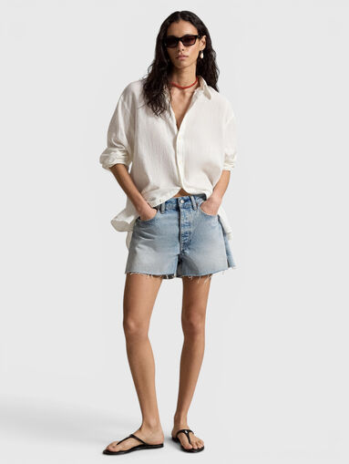 Denim shorts - 4