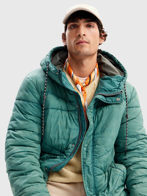 Long jacket with hood - 4