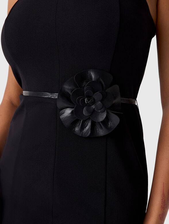 Dress with floral detail - 4
