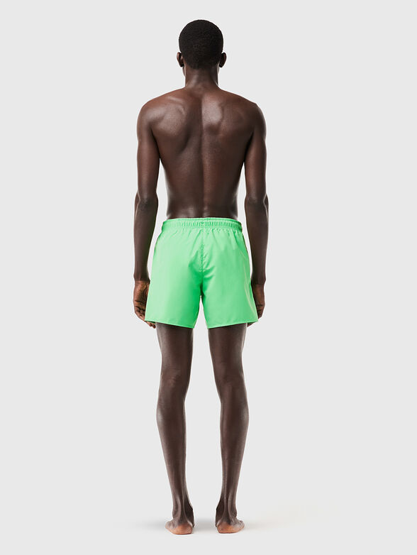 Yellow shorts with logo detail - 2