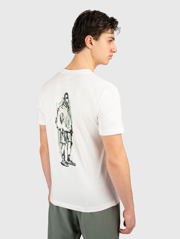 Cotton T-shirt with a statement back - 2