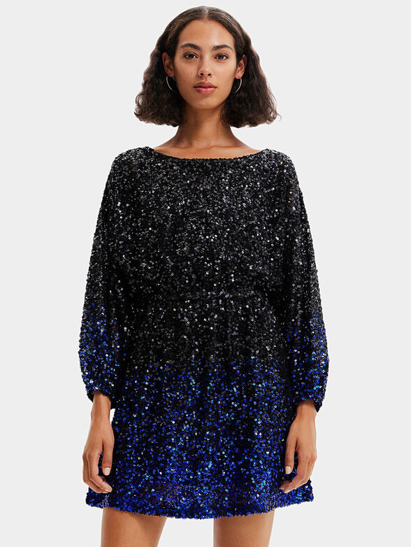 SATURNO mini dress with sequins - 1