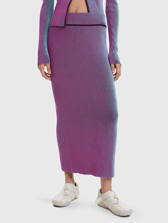 KALMAR ribbed maxi skirt - 1