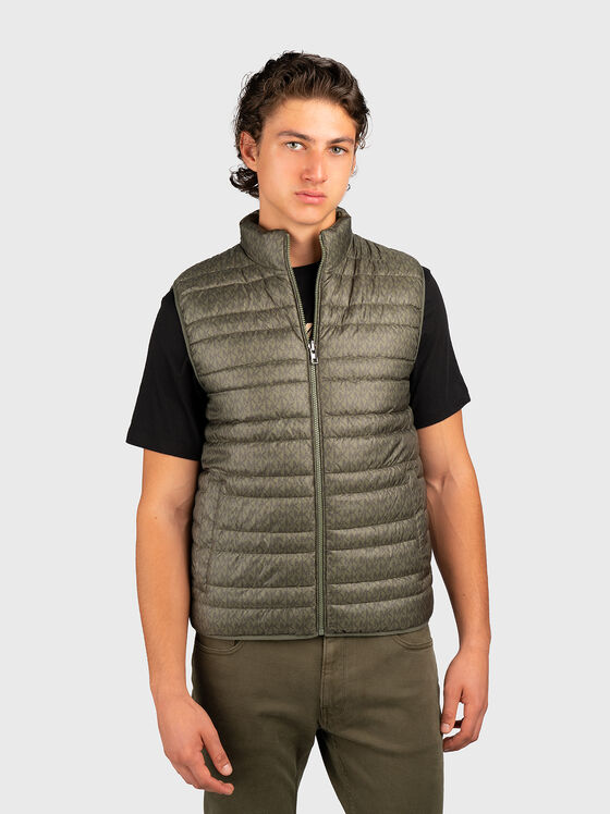 Reversible vest in black - 1