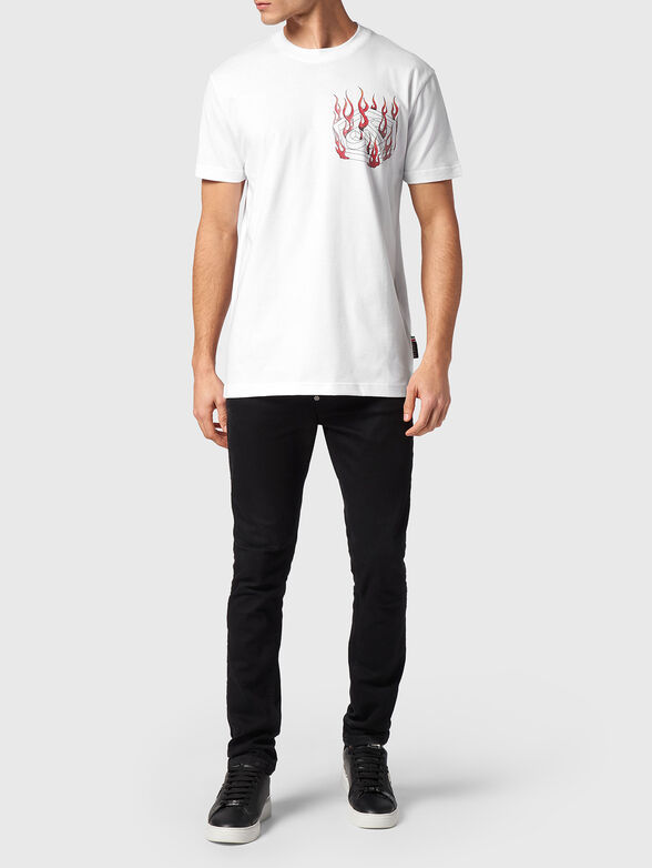 HEXAGON black T-shirt with logo print  - 2