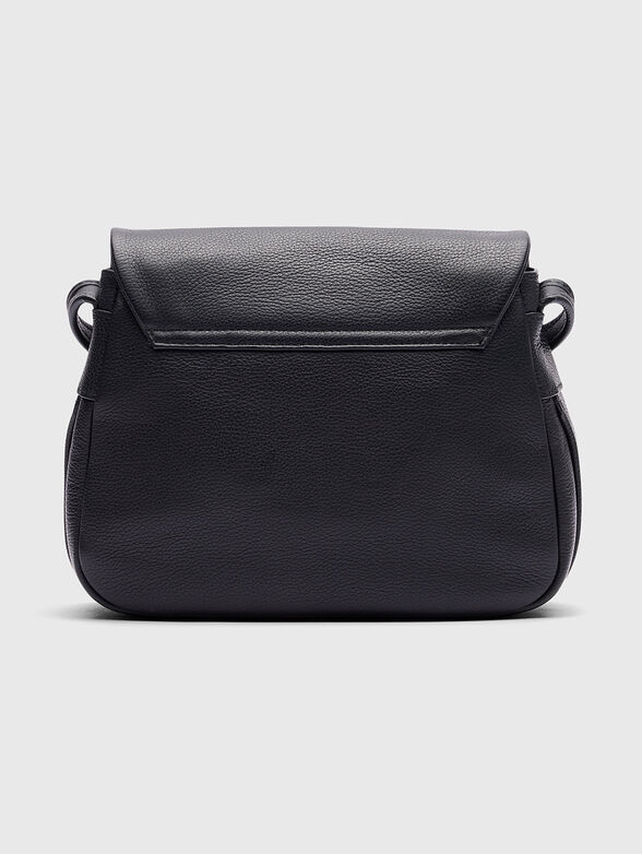 Leather crossbody bag with logo - 3