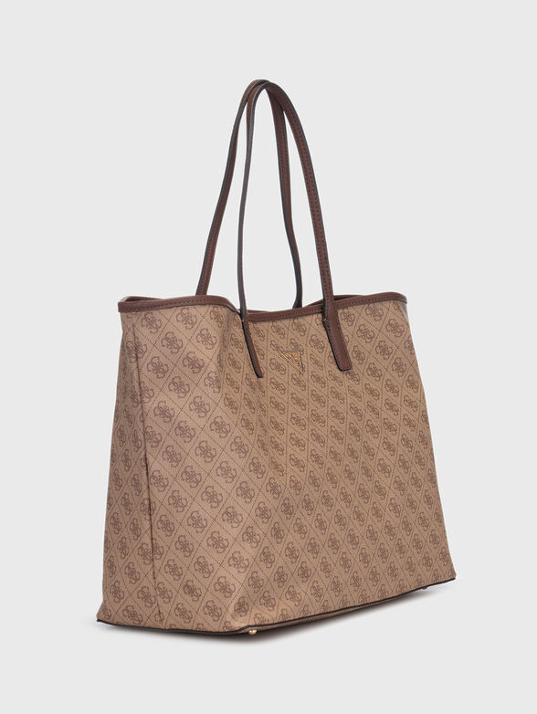 VICTTORIA large bag with tote bag and monogram print - 4