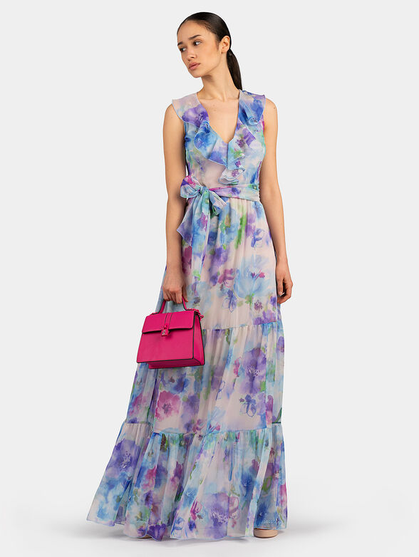 Dress with floral print - 1