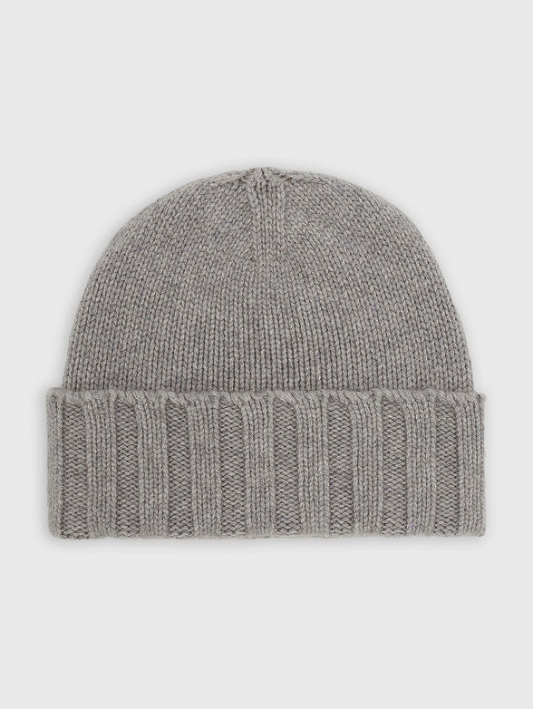 Cashmere beanie hat - 1