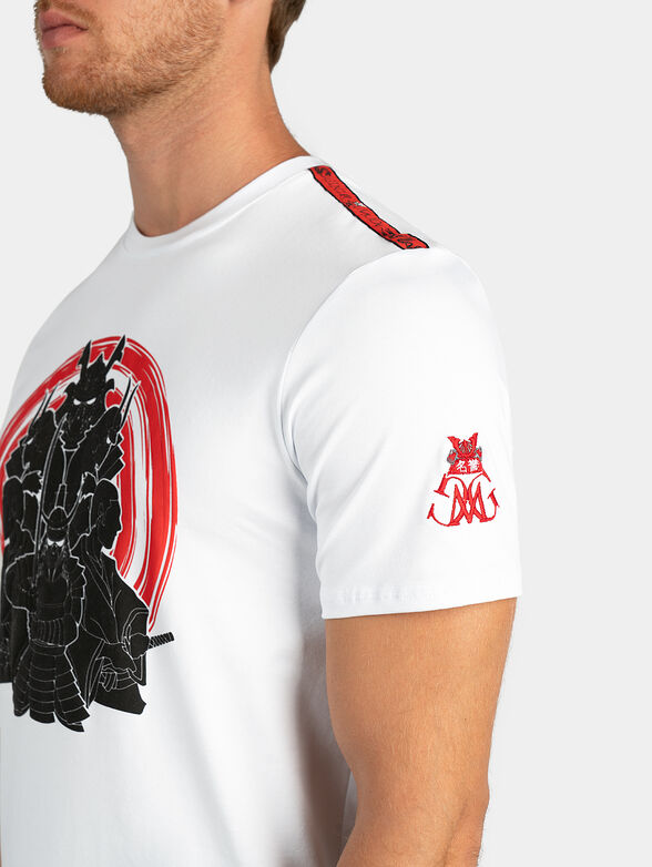 White printed tee - 2