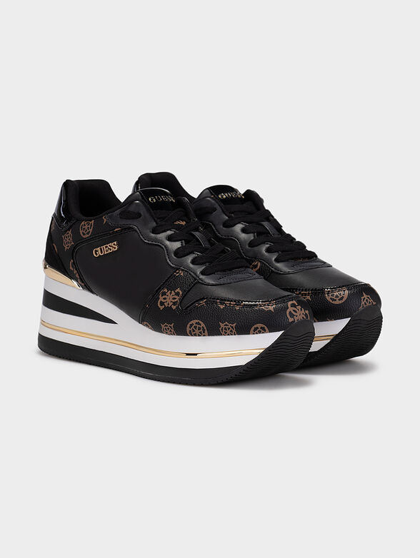 HEKTORE Sneakers with monogram logo print - 2