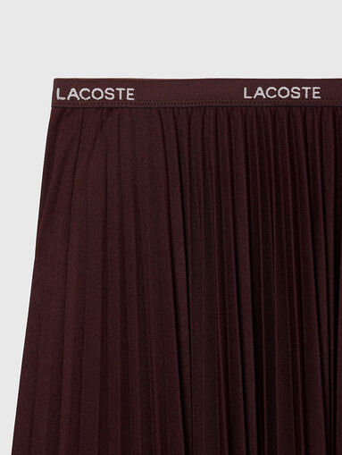 Midi pleated skirt - 4