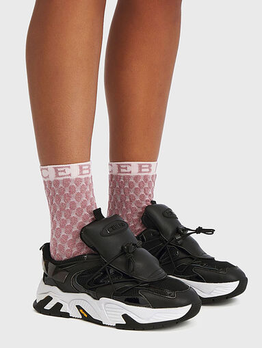Black socks with texture - 3