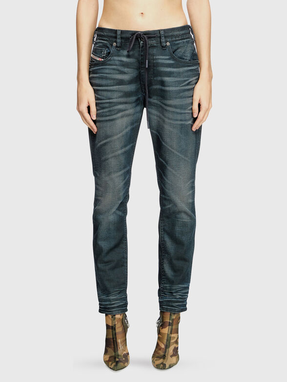 2034 D-KRAILEY-B jeans with washed effect - 0