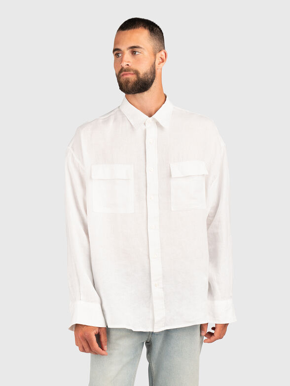 Oversized linen shirt - 1