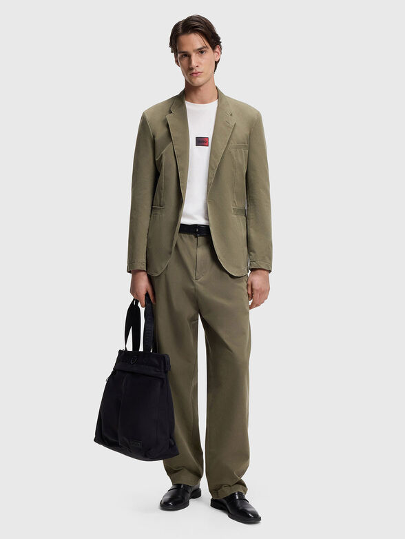 Crew neck T-shirt with logo - 2