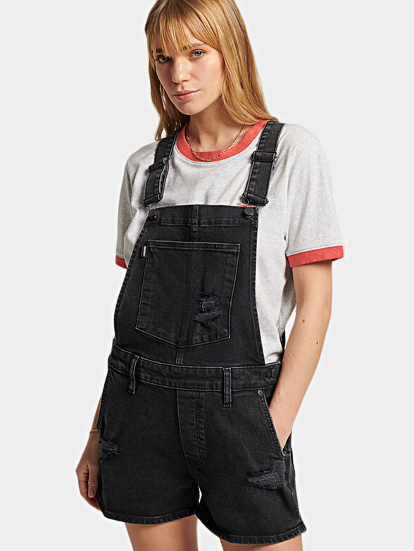 Black dungaree - 1