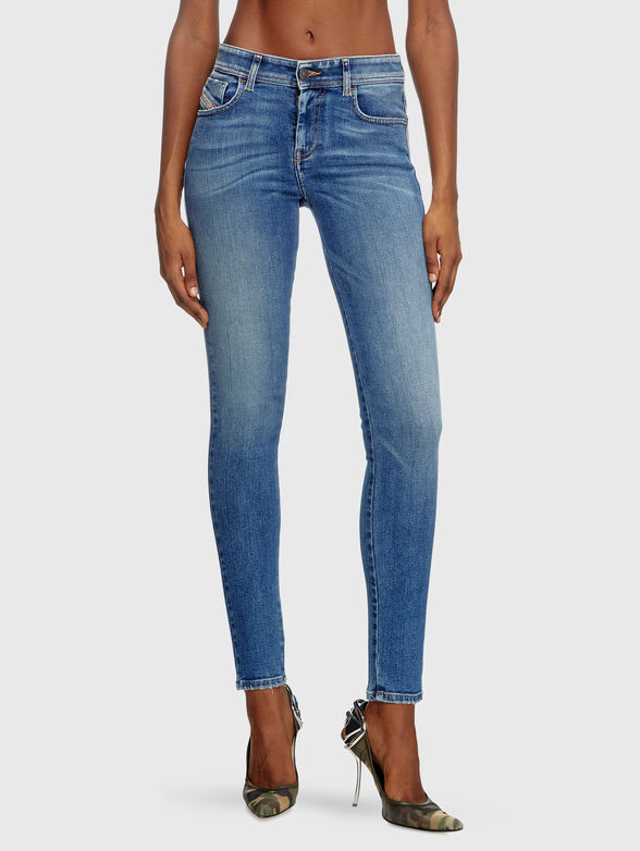 2017 SLANDY L.32 skinny jeans with logo - 1