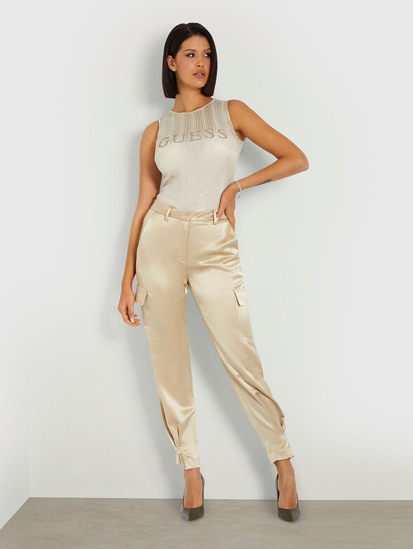 MARZIA satin trousers - 4