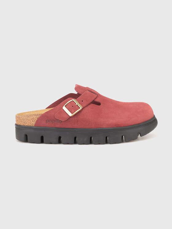 BOSTON suede clogs - 1