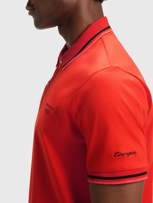 PORSCHE X BOSS cotton polo shirt - 4
