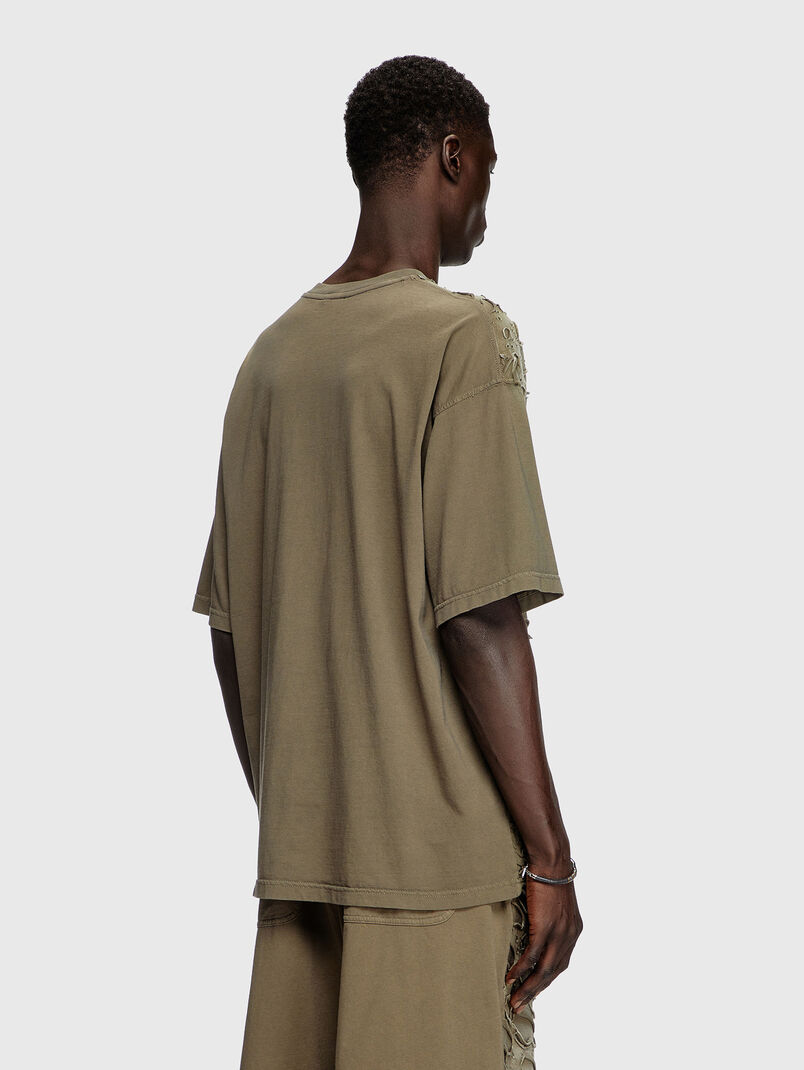 T-BOXT-R29 T-shirt with accent rips - 3