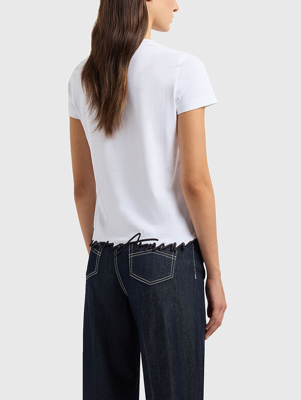 T-shirt with logo embroidery  - 3