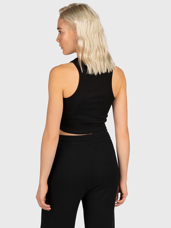 PIERA cropped top with an embroidered logo detail - 2