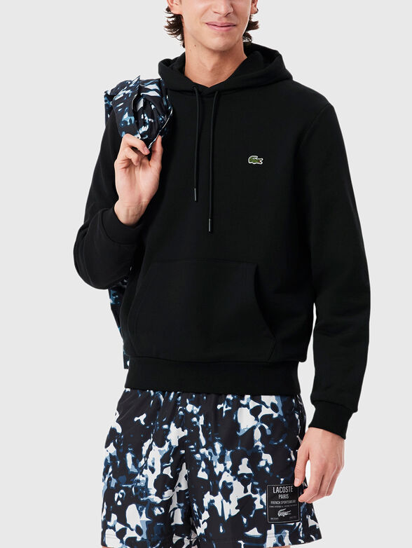 Cotton fleece hoodie - 1