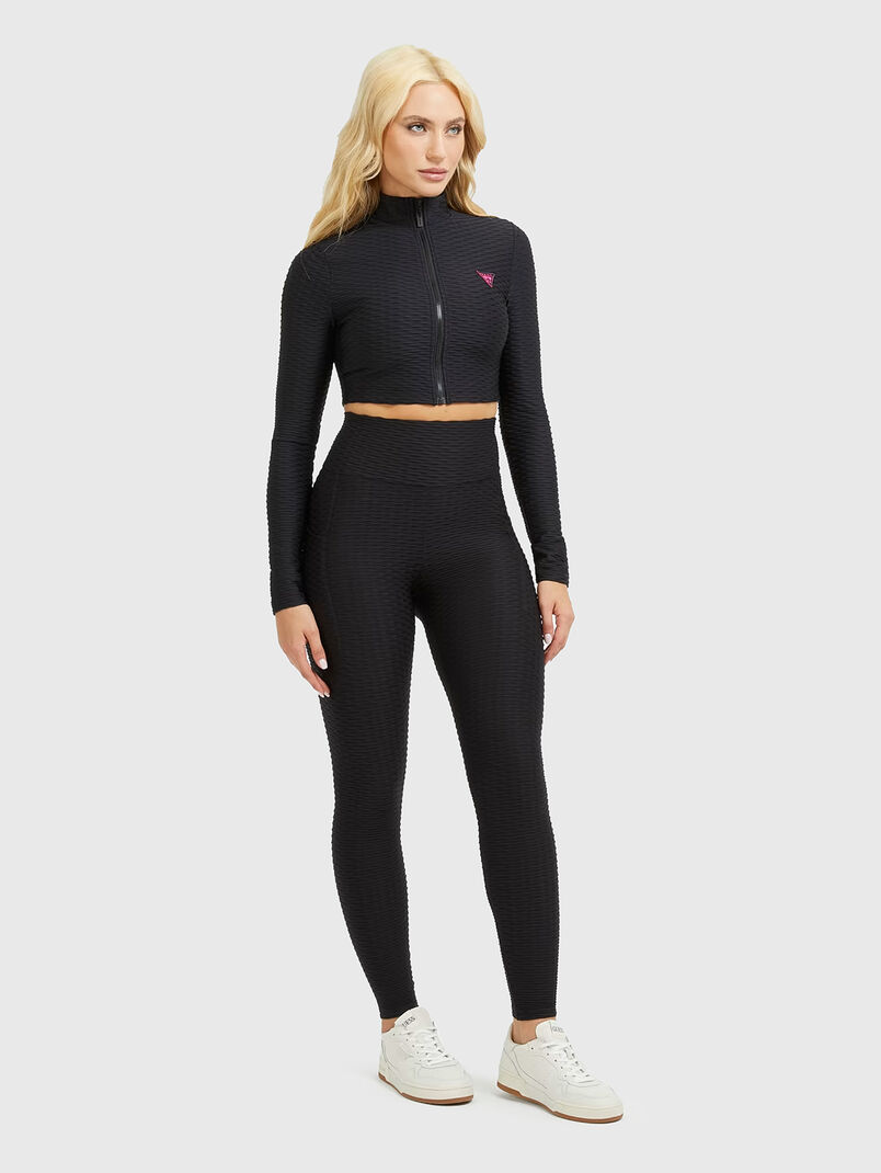 Black sports leggings NEW DELMA - 3