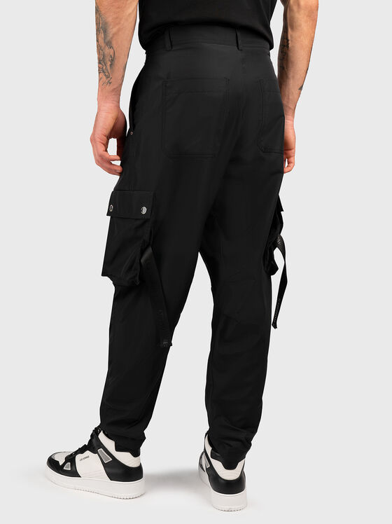 Черен карго панталон  - 2