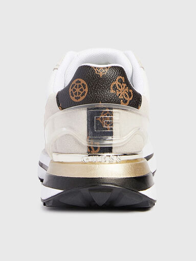 JAZET sports shoes with gold accents - 3
