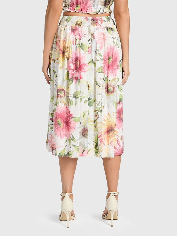 ELODIE high waisted midi skirt - 2