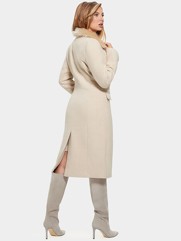 LAURENCE coat in light brown - 2