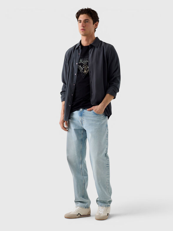Cotton-blend T-shirt  - 2